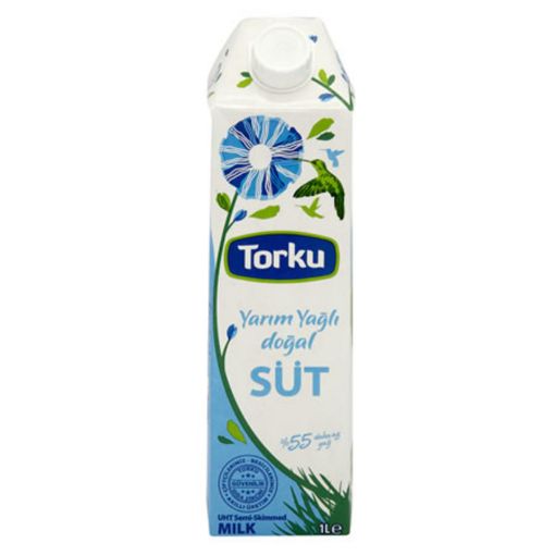 TORKU SUT 1LT YARIM YAGLI. ürün görseli