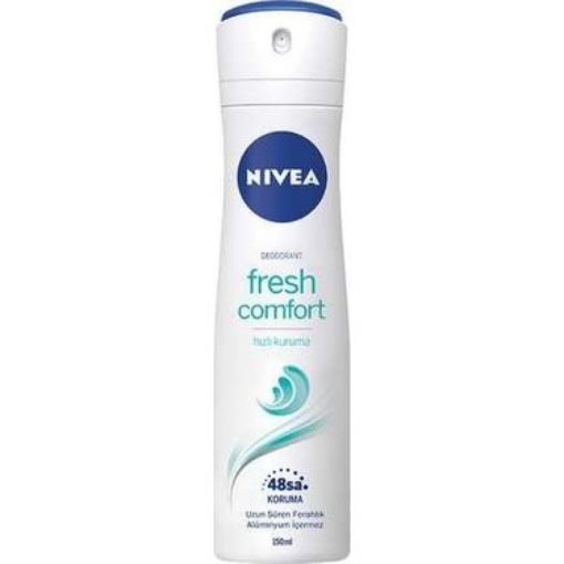 NIVEA DEO SPREY 150ML FRESH COMFORT KADIN. ürün görseli