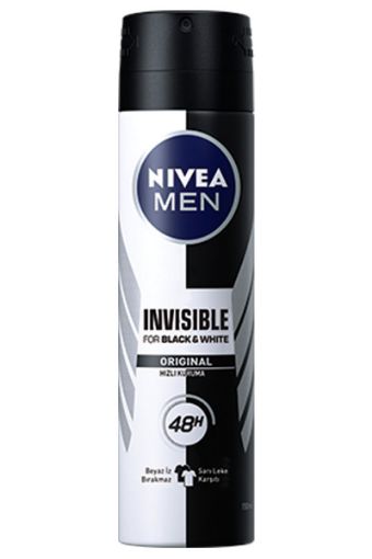 NIVEA DEO SPREY 150ML MAN BLACK WHITE. ürün görseli