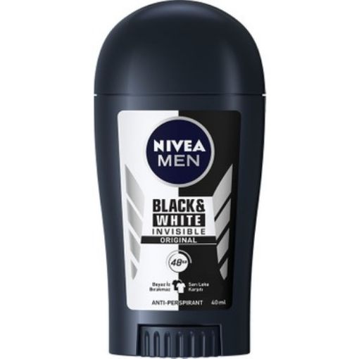 NIVEA STICK 40ML BLACK WHITE KADIN. ürün görseli