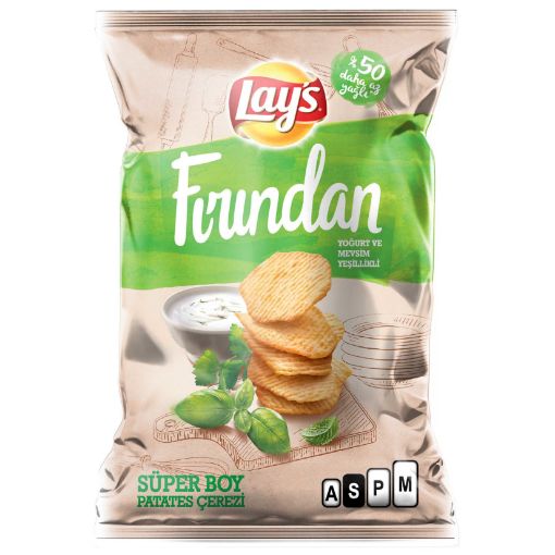 LAYS 115GR FIRIN YOGURT MEVSIM YESILLIKLERI. ürün görseli