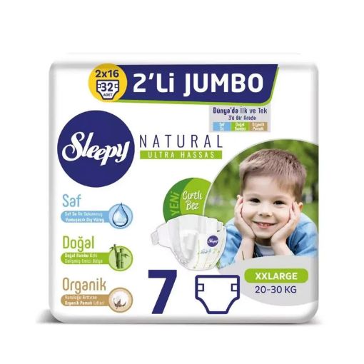 SLEEPY 2LI JUMBO 7NO XXL 28LI 20-30KG. ürün görseli