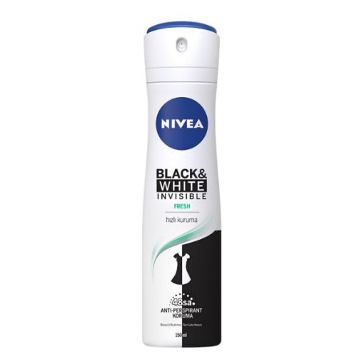 NIVEA DEO SPREY 150ML BLACK WHITE. ürün görseli