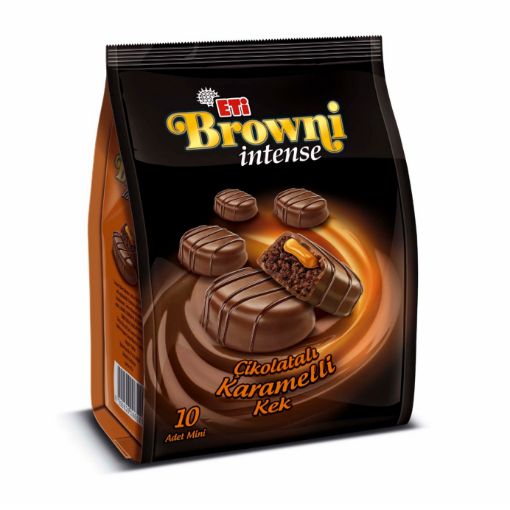 ETI BROWNI INTENSE KARAMEL 160GR MINI. ürün görseli