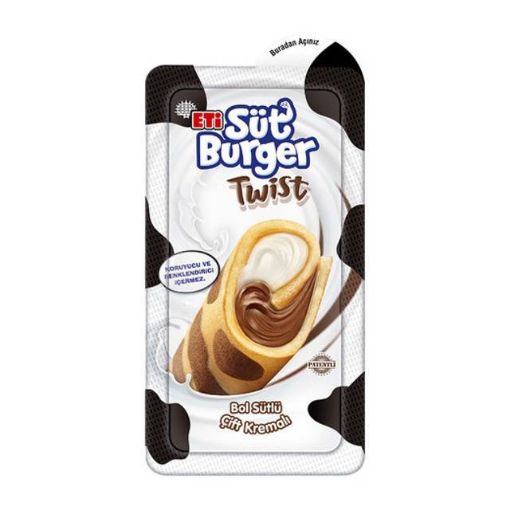 ETI SUT BURGER 48GR TWIST. ürün görseli