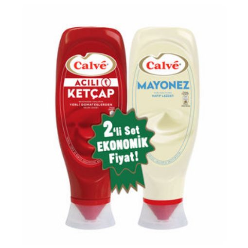 CALVE BUYUK SET KETÇAP + MAYONEZ 1140GR ACILI. ürün görseli