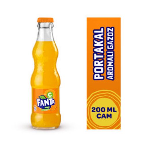 FANTA 200ML CAM SISE. ürün görseli
