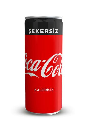 COCA COLA 250ML KUTU SEKERSIZ. ürün görseli