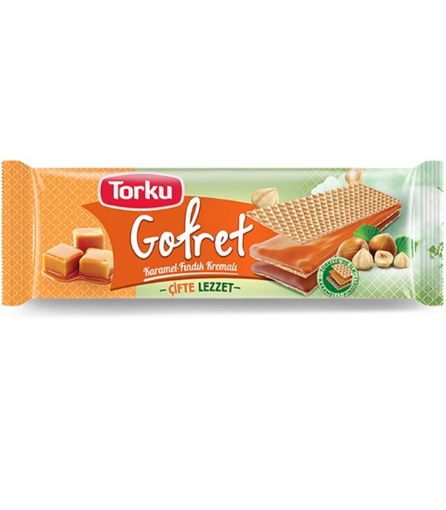 TORKU 142GR GOFRET KAREMEL FINDIK. ürün görseli